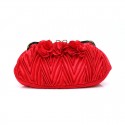 Beautiful fire red evening clutch bag - Ref SAC382 - 05