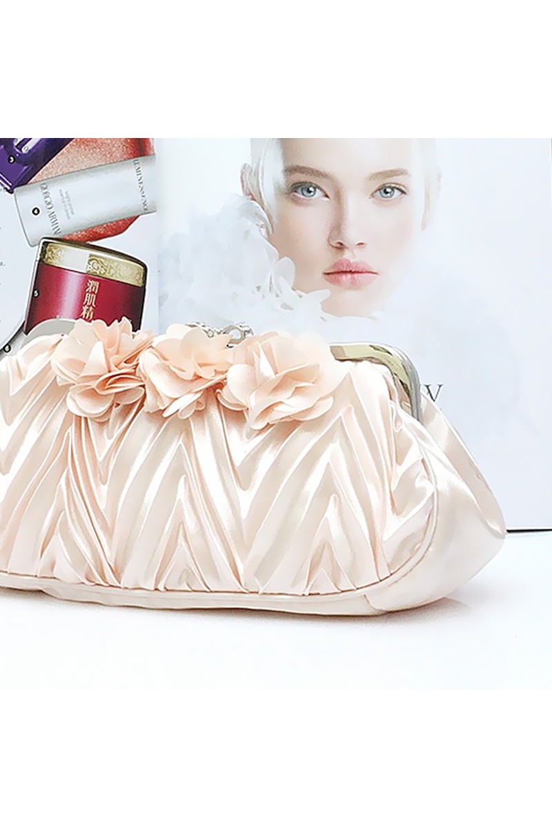 Sac à main de cérémonie couleur champagne - Ref SAC386 - 01 Sac à main de cérémonie couleur champagne - Ref SAC386 - 01