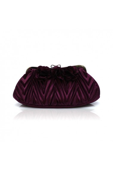 Beautiul flower purple evening clutch - SAC389 #1