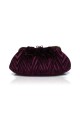 Beautiul flower purple evening clutch - Ref SAC389 - 02