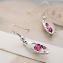 Anniversary gift pink stone earrings - Ref B043 - 03