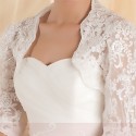 Wedding white lace bolero 3/4 sleeve - Ref BOL059 - 02