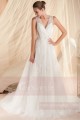 robe de mariée dentelle chic blanc ou blanc casse - Ref M347 - 03