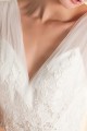 robe de mariée dentelle chic blanc ou blanc casse - Ref M347 - 05