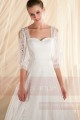 robe pour mariage dentelle avec manche ouverte - Ref M349 - 02