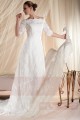 robe de mariée vintage dentelle blanche pas cher - Ref M353 - 03