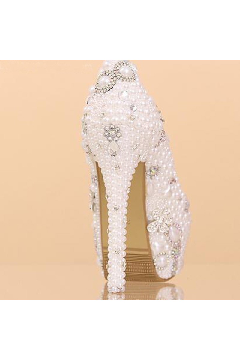 Chaussures de mariée CH058 blanc - Ref CH058 - 01 Chaussures de mariée CH058 blanc - Ref CH058 - 01