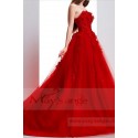 robe habillée bustier pour mariage rouge - Ref P071 - 03