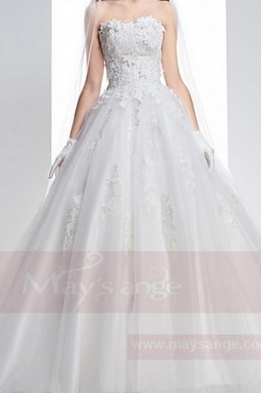 robe de mariage princesse - M358 #1