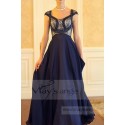 robe habillée pour cérémonie bleu profond - Ref L705 - 05