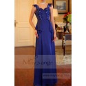 Classic Dress For A Wedding Witness Gemstone Blue - Ref L708 - 02