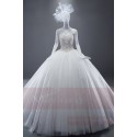 magnifique robe pour mariage bustier perle corsage - Ref M362 - 03