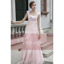 Pretty Pink Long Dress With Flowers - Ref L122 - 02