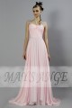 Robe Princesse de soirée longue rose poudre - Ref L125 - 03