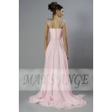 Robe Princesse de soirée longue rose poudre - Ref L125 - 04