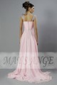Robe Princesse de soirée longue rose poudre - Ref L125 - 04