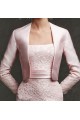 Long sleeve bolero shrug wedding pink - Ref BOL060 - 02