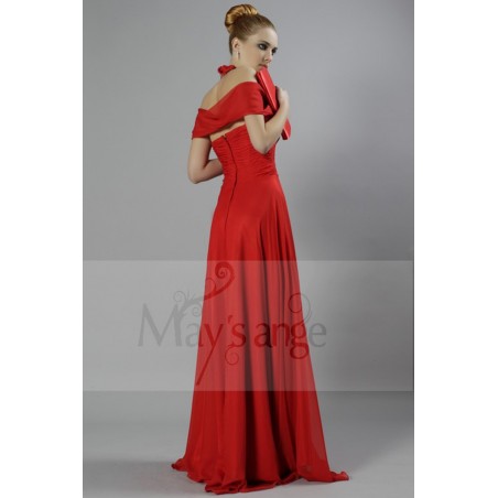 Robe rouge romantique et passionnée longue de soirée
