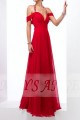Robe rouge romantique et passionnée longue de soirée - Ref L127 - 03