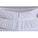 White puffy women petticoat ball gown - Ref J002 - 03