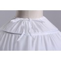 White puffy women petticoat ball gown - Ref J002 - 04