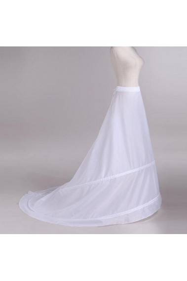 Long petticoat under dress with train - J006 #1
