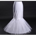 Jupon blanche pour robe de mariage sirène - Ref J007 - 02