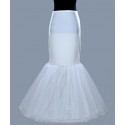 Jupon blanche pour robe de mariage sirène - Ref J007 - 03