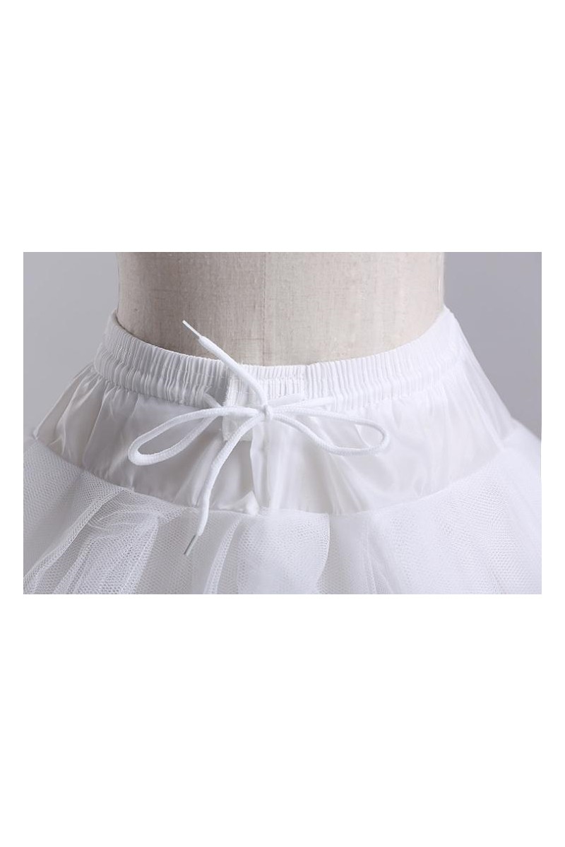 Jupon Vintage En Dentelle Blanc Taille 46/48/50 - Élastique à La Taille - Occasion En Bon état