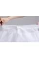 White elastic waist petticoat 3 hoops - Ref J008 - 04