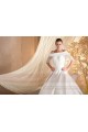 A-Line Off-the-Shoulder Long Sleeves Vintage Boho Wedding Dresses - Ref M334 - 03