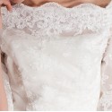 robe de mariée vintage dentelle blanche pas cher - Ref M353 - 04
