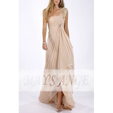 Robe de soirée Sublimissime longue de cocktail vieux rose