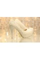 Chaussures Mariage Blanche Dentelle - Ref CH030 - 02