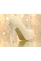 Chaussures Mariage Blanche Dentelle - Ref CH030 - 04