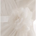 robe blanche simple pour mariage - Ref L738 - 05