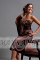Party dress - Sexy lace chocolate C104 - Ref C104 - 02
