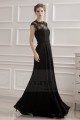 robe de soiree noir coupe empire - Ref L749 - 04