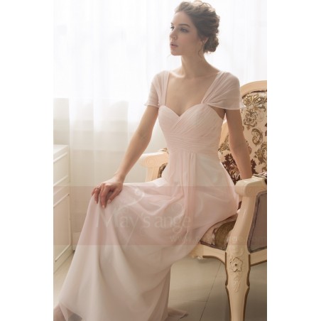 Robe De Soirée Long Manche Papillon