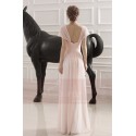 Long Evening Dress With Butterfly Sleeves - Ref L754 - 040