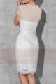 robe de cocktail courte avec manches - Ref C808 - 03