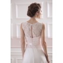 robe blanche simple pour mariage - Ref L738 - 03
