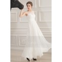 splendide robe blanche pour baptême - Ref L752 - 02