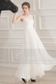 splendide robe blanche pour baptême - Ref L752 - 02