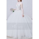 robe de mariage de luxe bustier spectaculaire en dentelle et perles cristaux - Ref M364 - 02