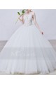 Gorgeous Strapless Ball Gown Tulle Appliques Wedding Dress - Ref M364 - 03