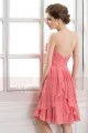 Robe de soirée bustier rose pastel - Ref C560 - 03
