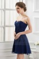 Robe de cocktail Le bleu profond - Ref C670 - 03