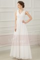 Cheap evening dress Brittany in white muslin - Ref L202 Promo - 02