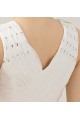 Cheap evening dress Brittany in white muslin - Ref L202 Promo - 03